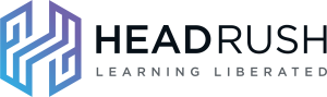 Headrush Logo No Background Horizontal Tagline